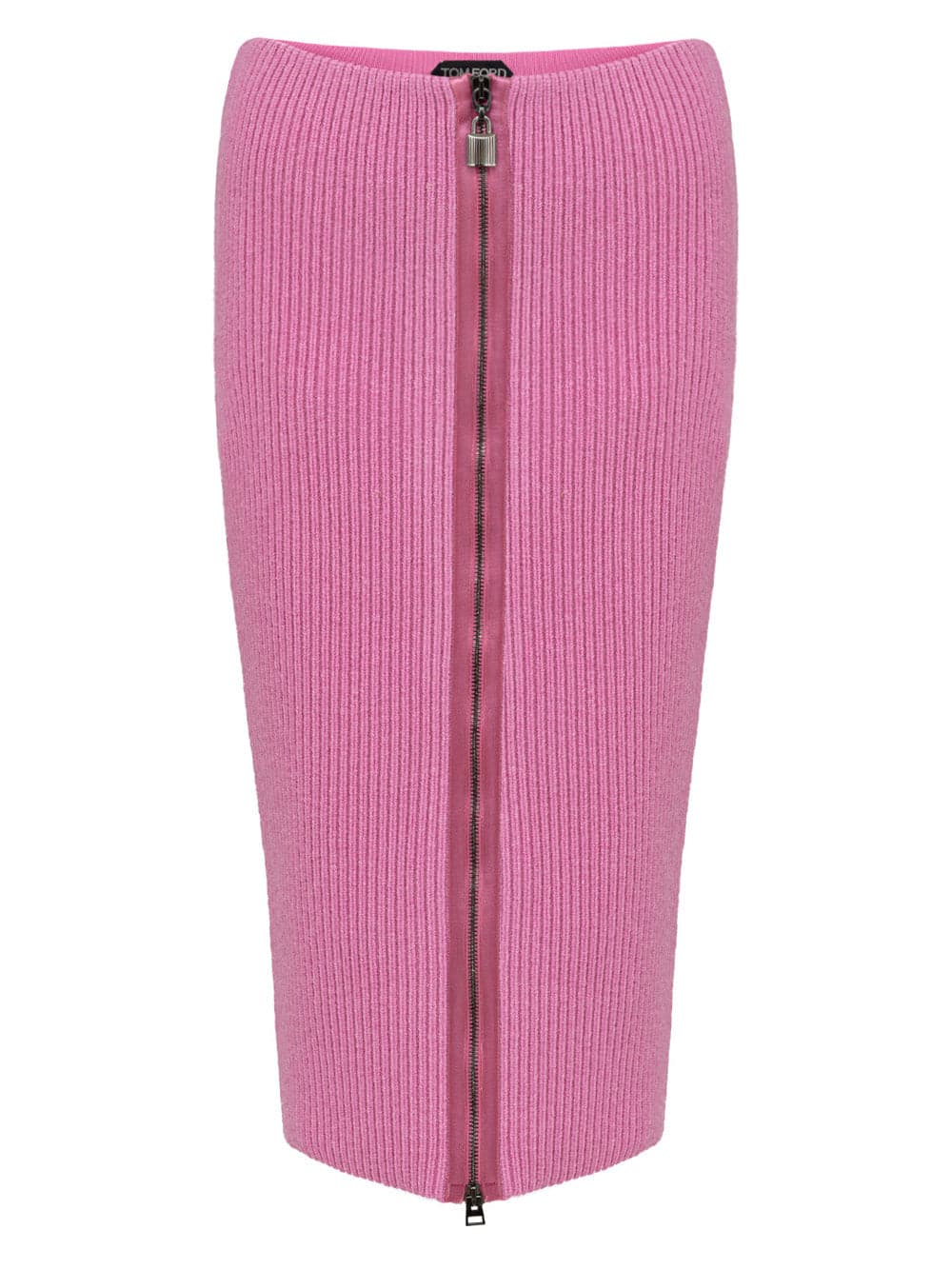 Tom Ford Gonna a Tubino con zip in Maglia Rosa - 5