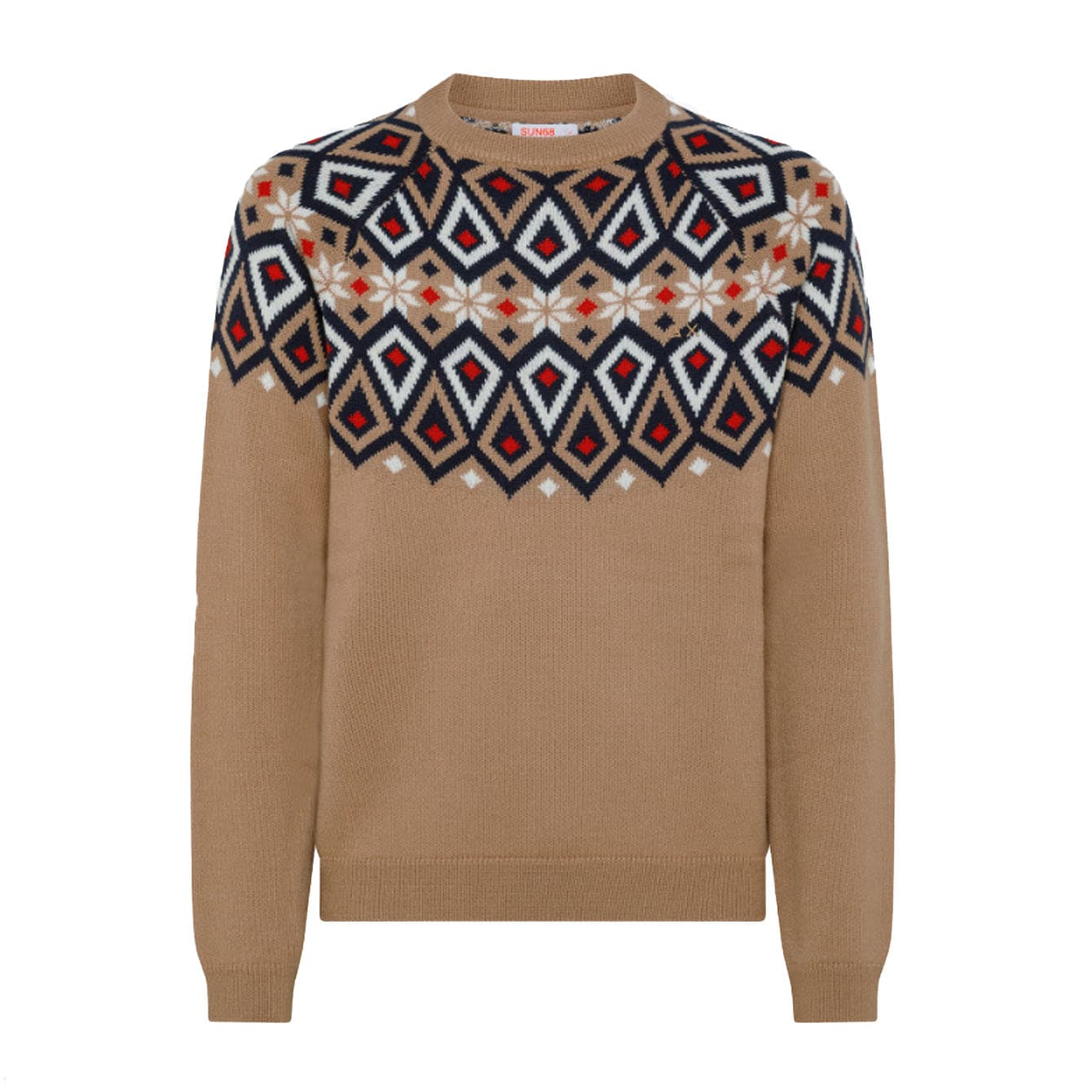SUN68 Sun68 - Round Christmas Fluo 16 Beige K42158