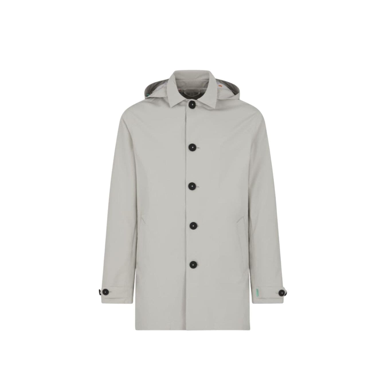 SAVE THE DUCK Save The Duck - Grin14 Benjamin Coat Capp. 10026 Moonstone Grey D42020M – GRAY