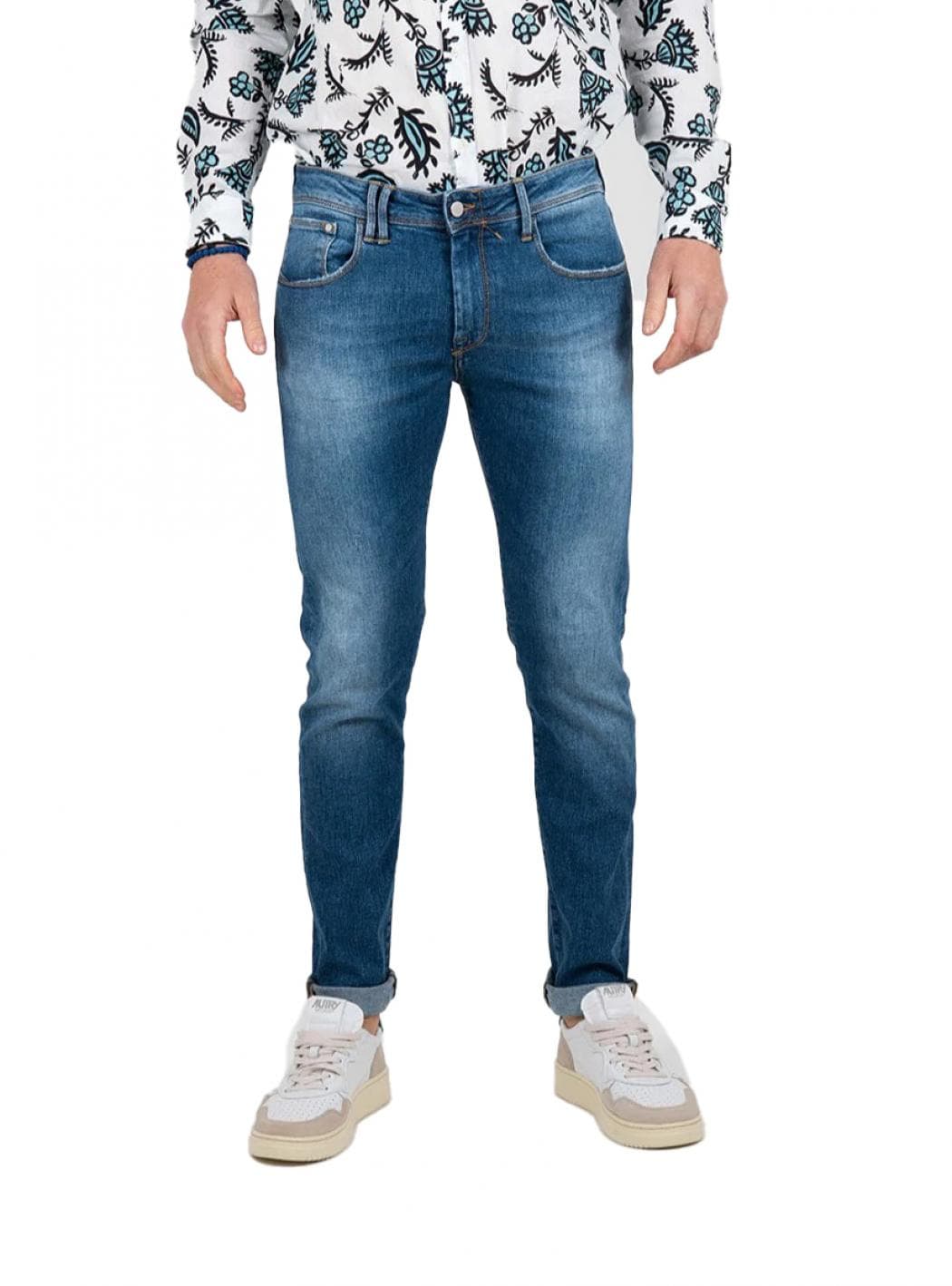 CYCLE Cycle - Touch Stretch Skinny Broken Natural Vintage CC321P505 12 BLU - 5