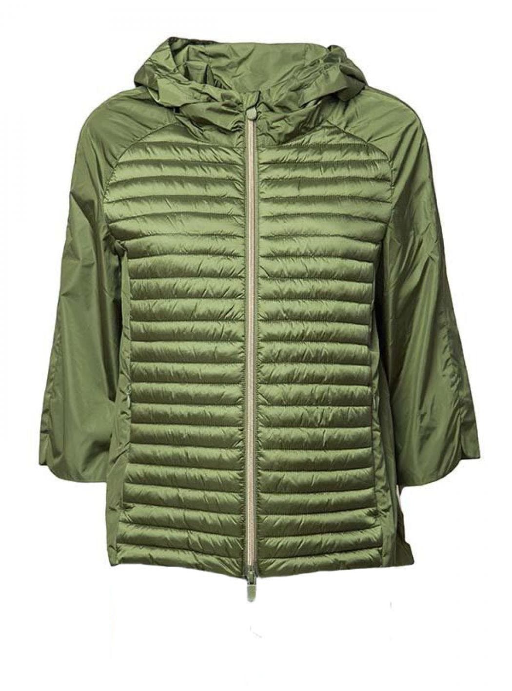 SAVE THE DUCK Save The Duck - Irme14 Carolynn Coat Capp. 50000 Cactus Green D44170W - 2