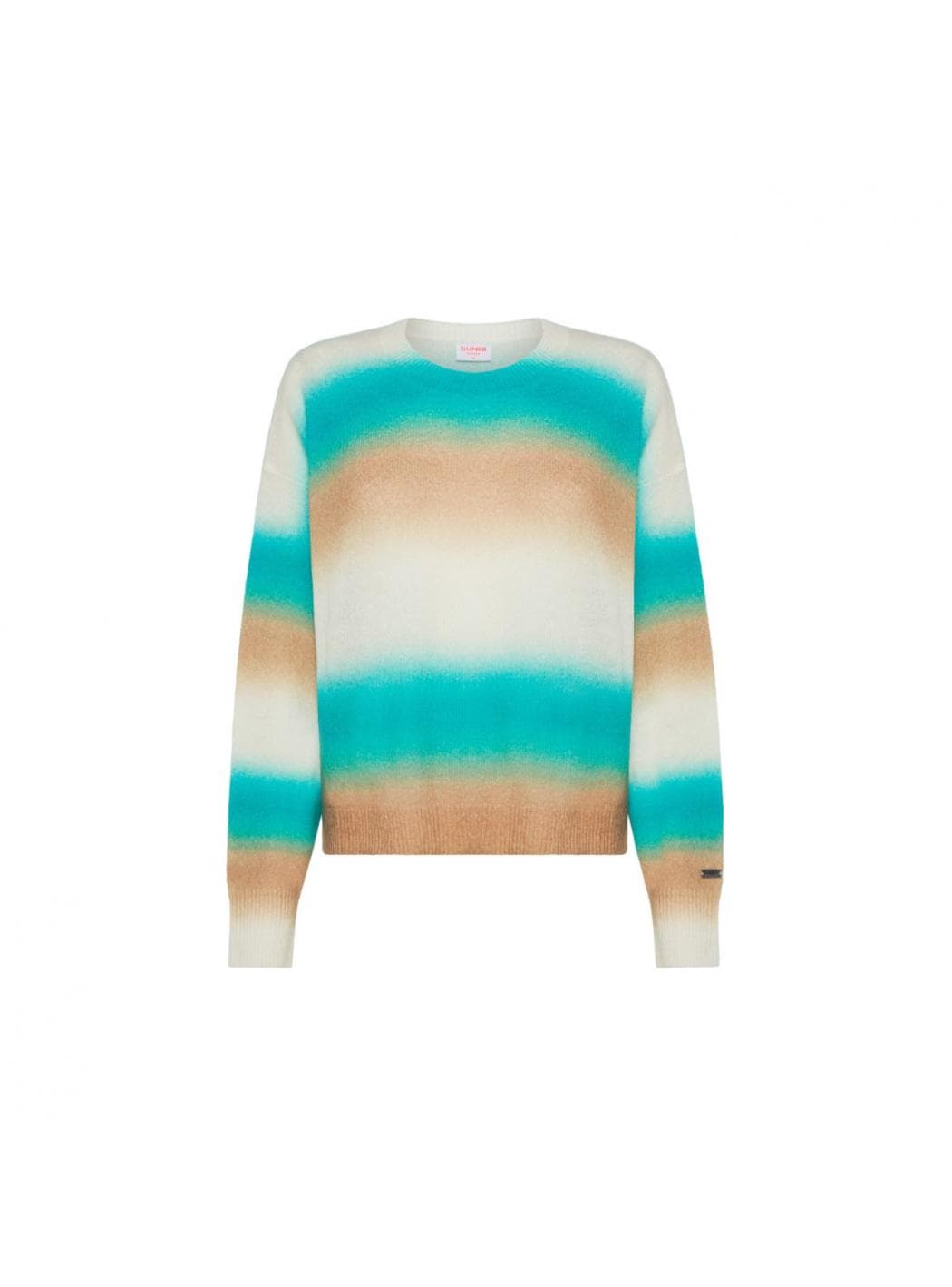 SUN68 Sun68 - Maglia Righe Turc/beige K43267 - 4