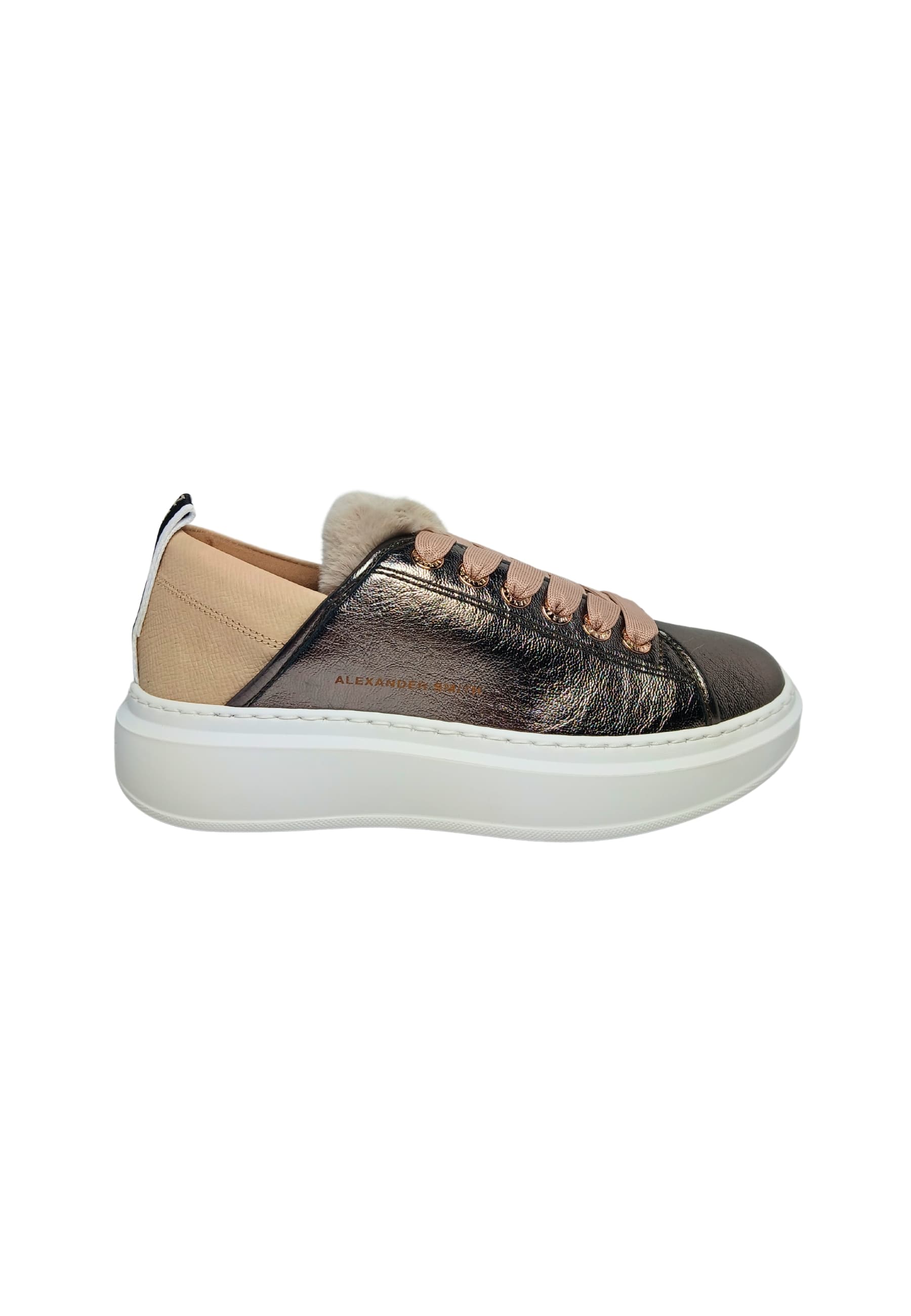 ALEXANDER SMITH Scarpe Donna Alexander Smith Sneakers Wembley Woman, color Dark Silver - 6