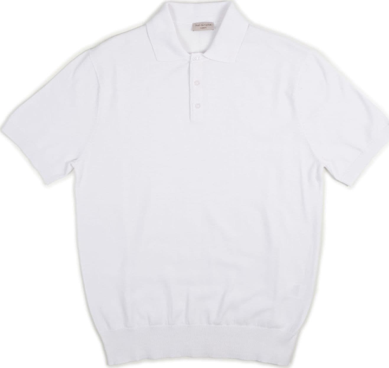 POST-SCRIPTUM Post-scriptum - Polo Mm Con Bottoni 027.5106 010 BCO - 2