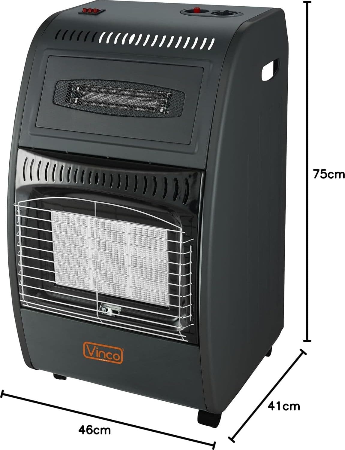 Stufa ventilata combinata Gas + Elettrica, con 5 Livelli di Potenza e Termostato Integrato in Stufe elettriche Decor Space - Altamura, commercioVirtuoso.it