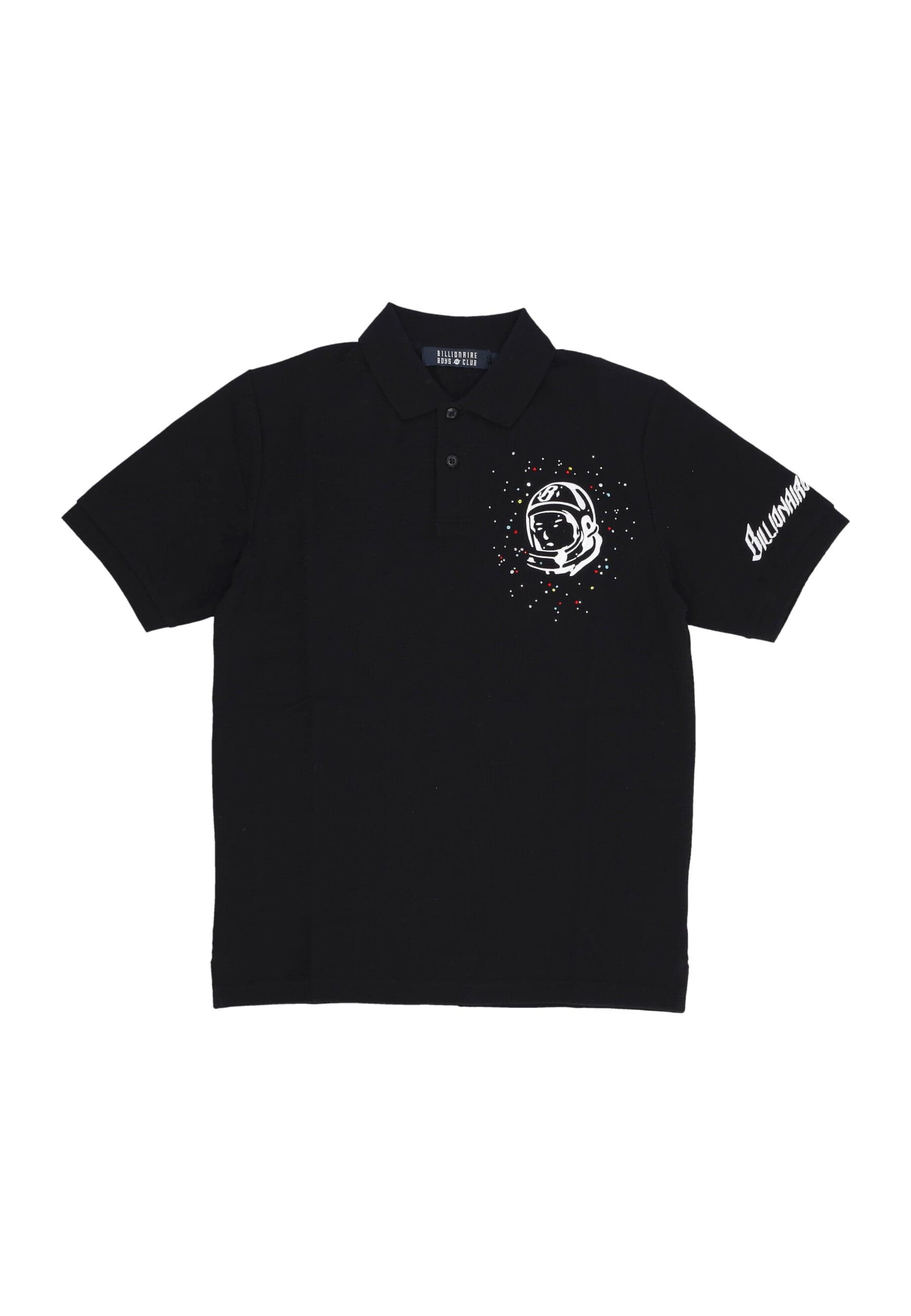 BILLIONAIRE BOYS CLUB Polo Manica Corta Uomo Embellished Astro Piquet Polo Black - 4