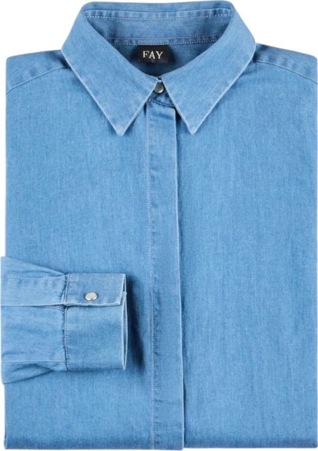 Fay  Camicie Denim medio - 6