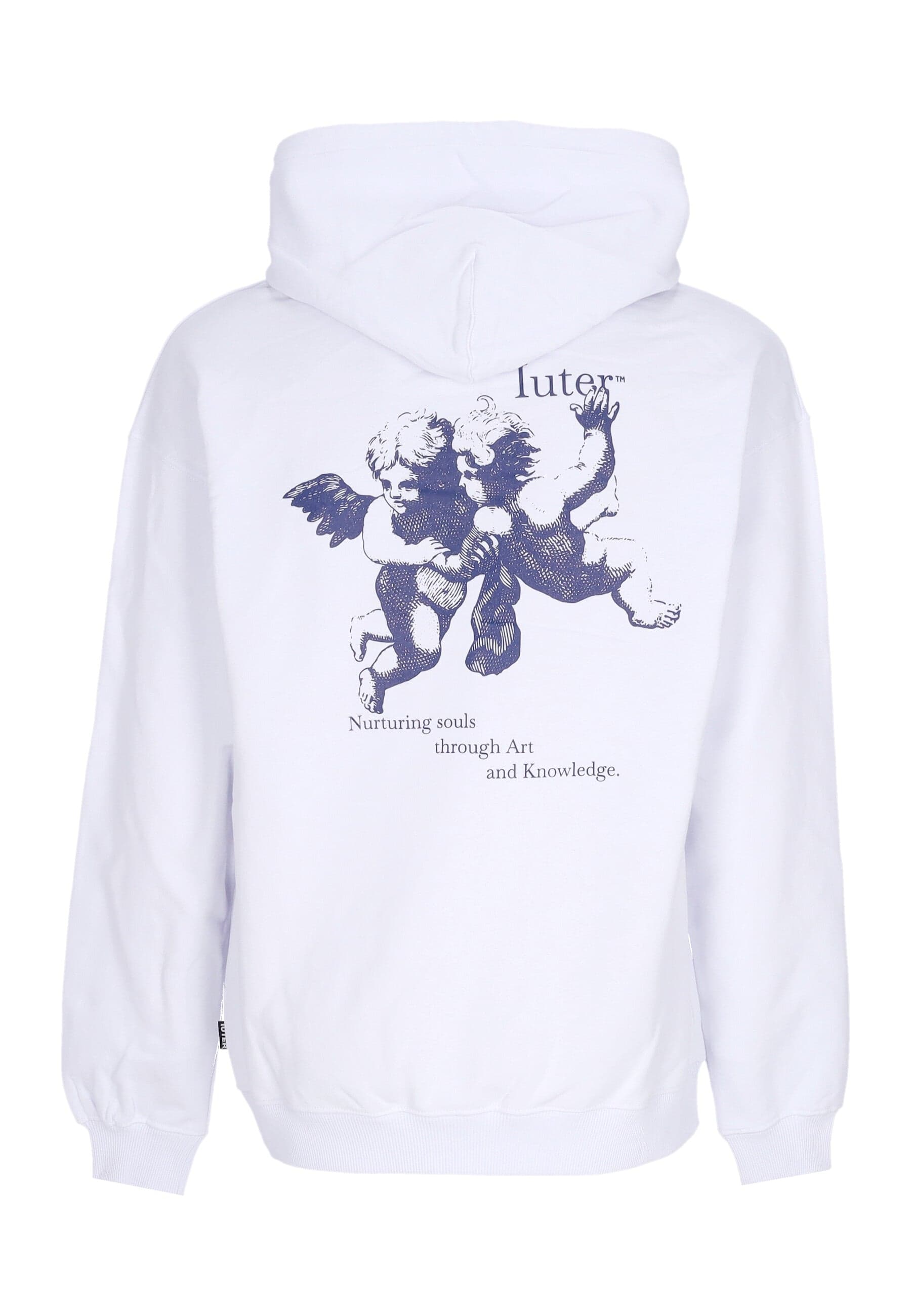 IUTER Felpa Leggera Cappuccio Uomo Souls Hoodie White - 3