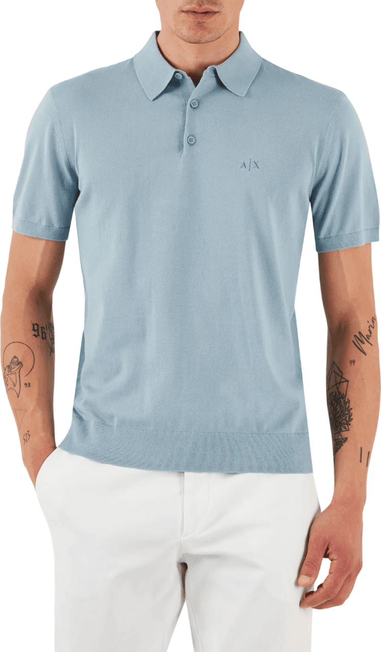 ARMANI EXCHANGE  T-shirt e Polo Azzurro – Azzurro Blu e Verdi
