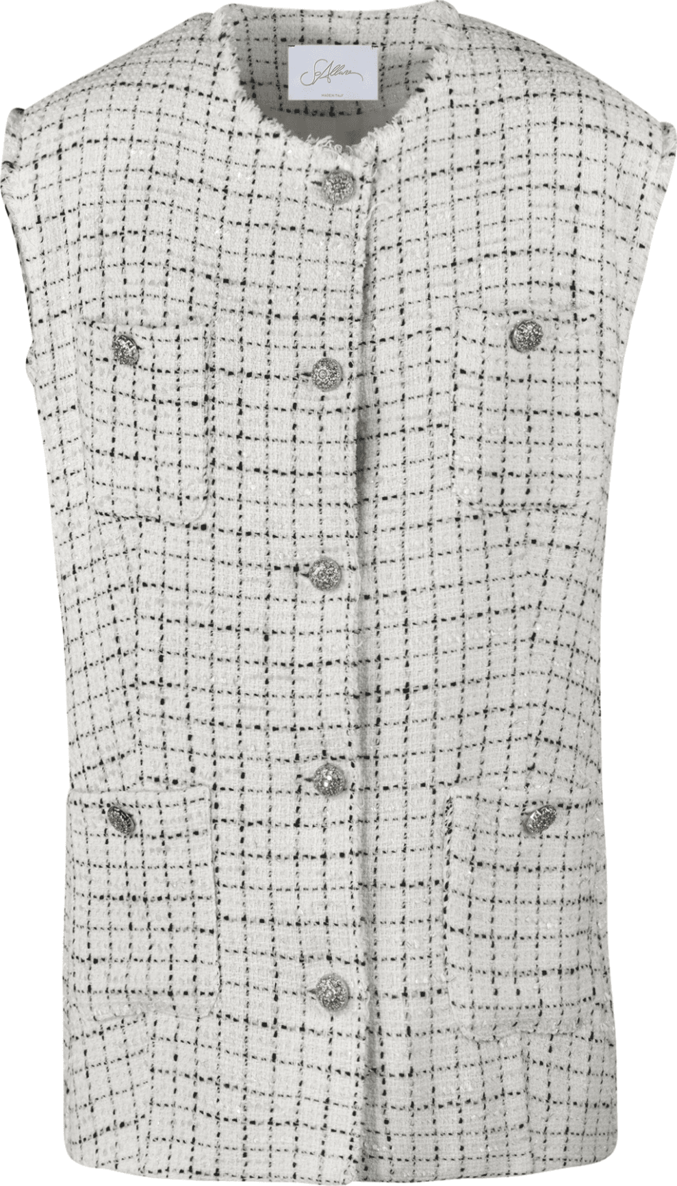 SO ALLURE So Allure - Gilet - 451642 - Bianco/Nero - 7
