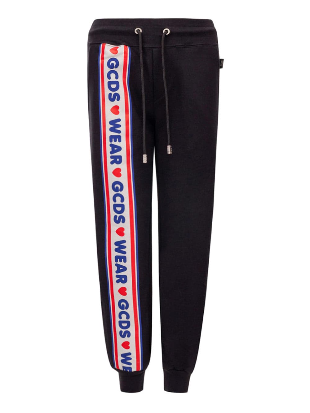 GCDS Pantalone Jogging nero con Logo - 5