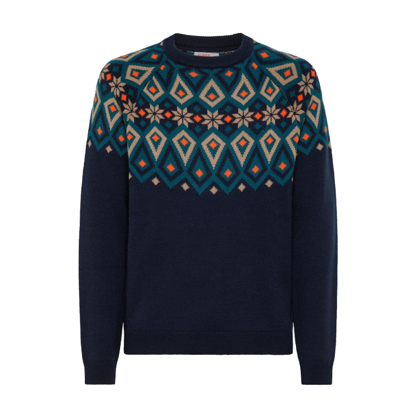 SUN68 Sun68 - Round Christmas Fluo 07 Navy Blue K42158 - 2