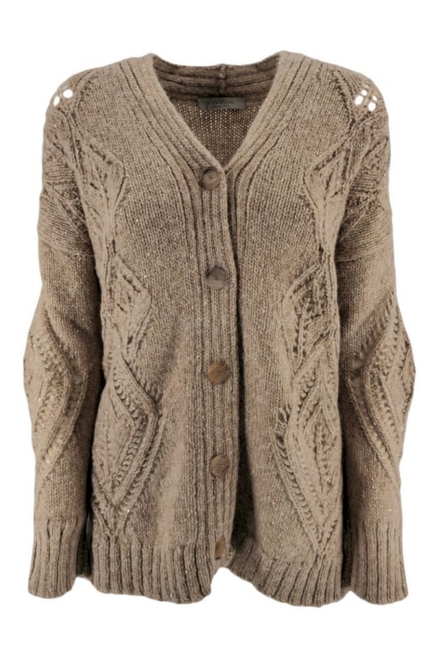D.EXTERIOR  Maglie Nocciola - 4