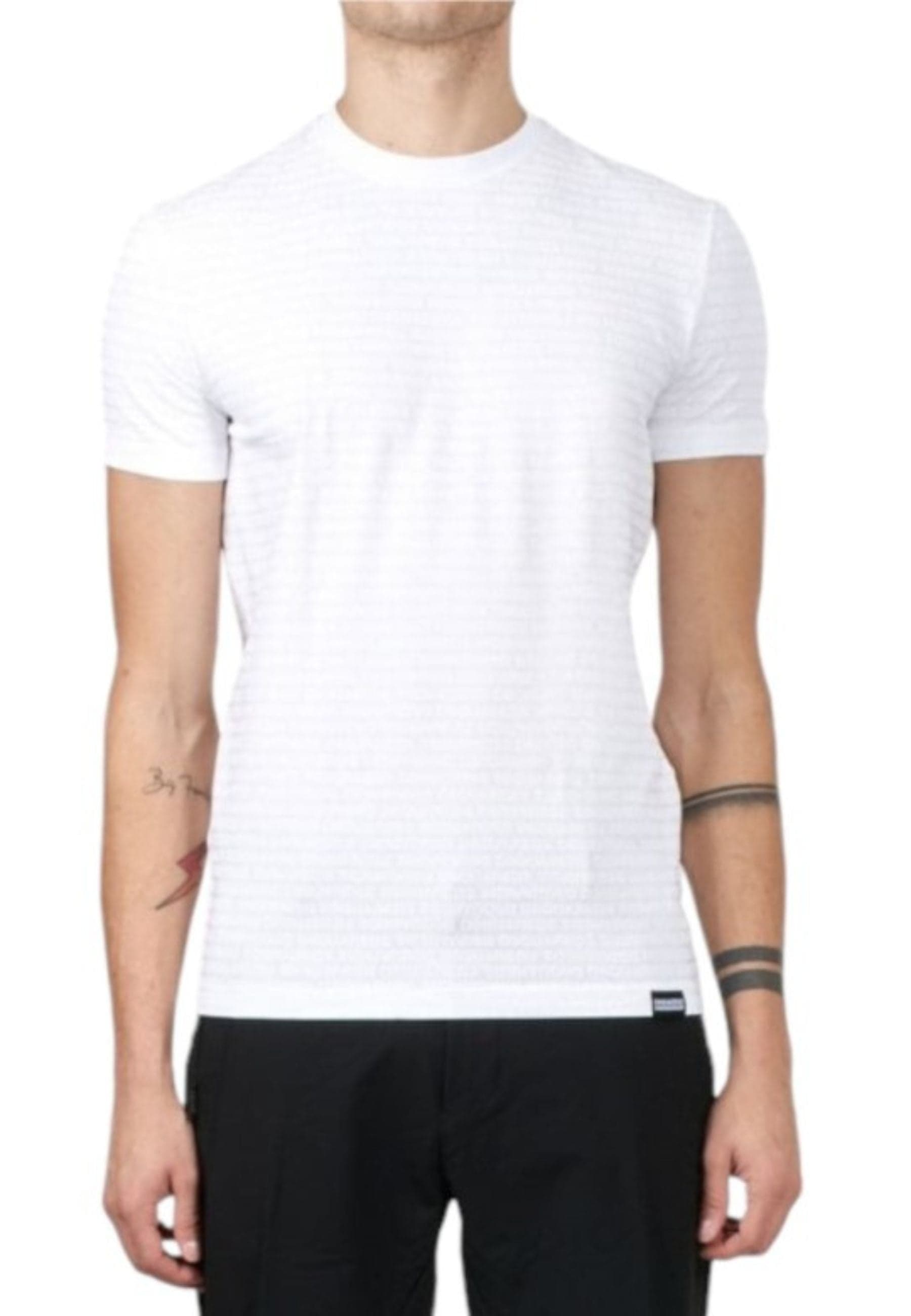 DSQUARED2  T-SHIRT ROUND NECK T-SHIRT - 4
