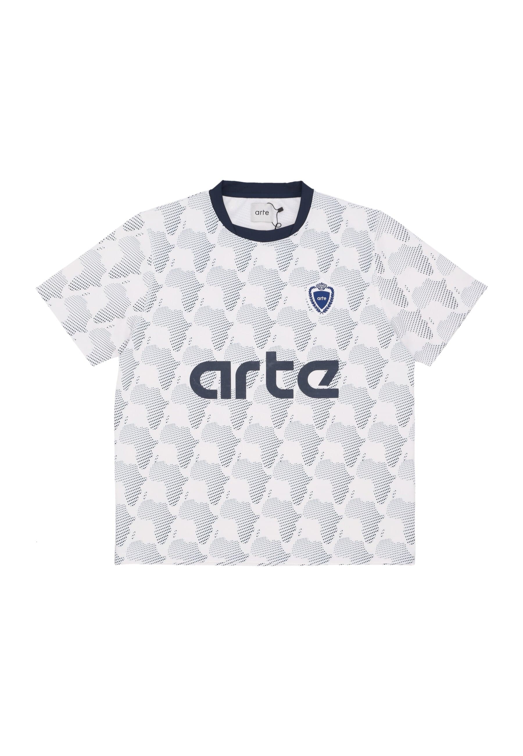 ARTE Maglietta Uomo Football Shirt White/navy - 4