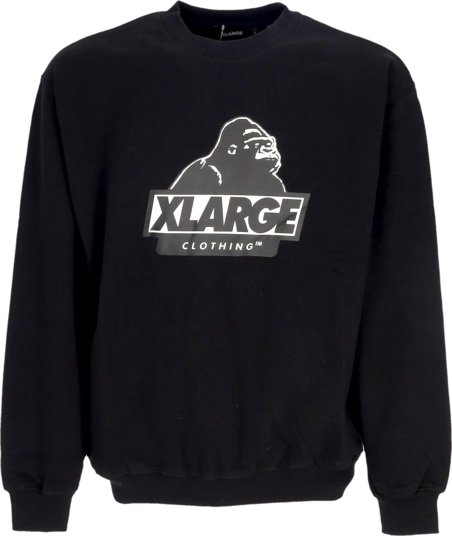 XLARGE Felpa Leggera Girocollo Uomo Slanted Og Crewneck Black - 4