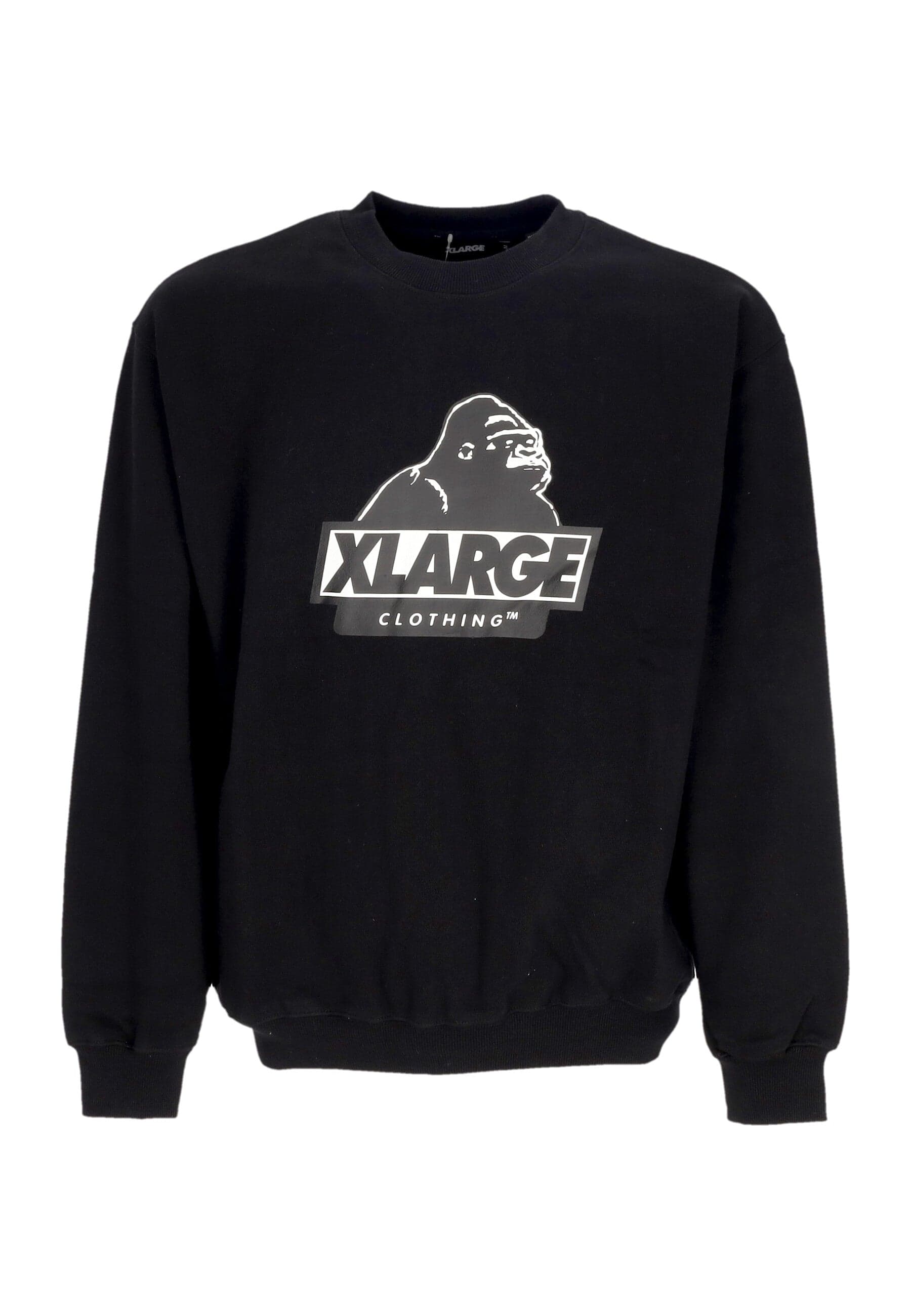 XLARGE Felpa Leggera Girocollo Uomo Slanted Og Crewneck Black - 4