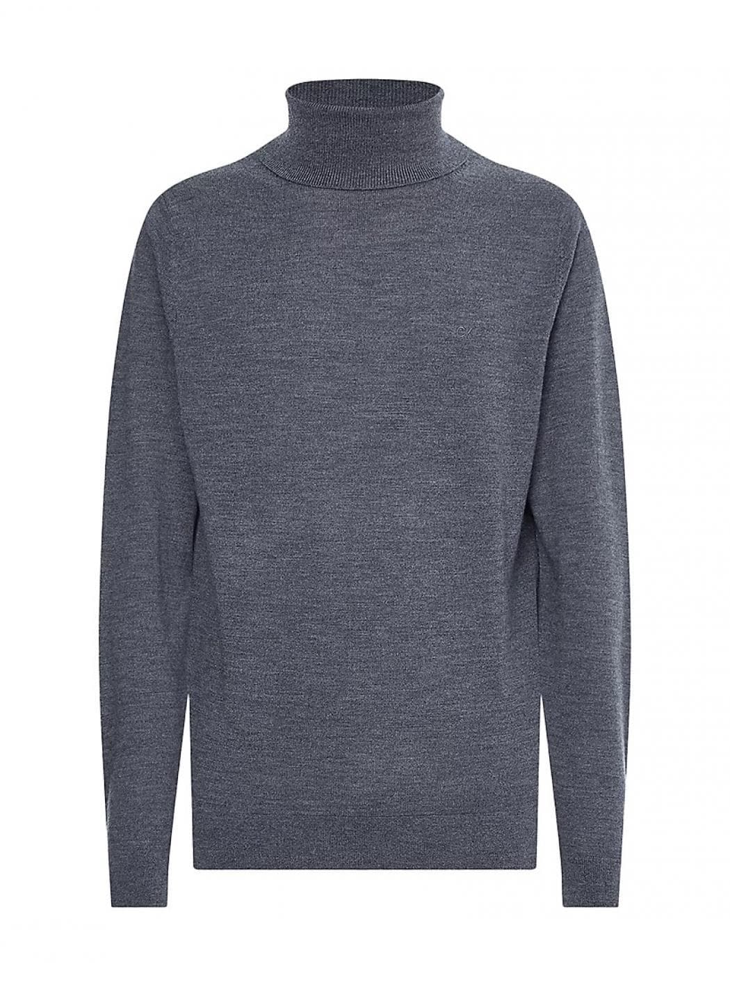 calvin klein Calvin Klein - Dolcevita Superior Wool K10K110420 P4E GRIG - 4