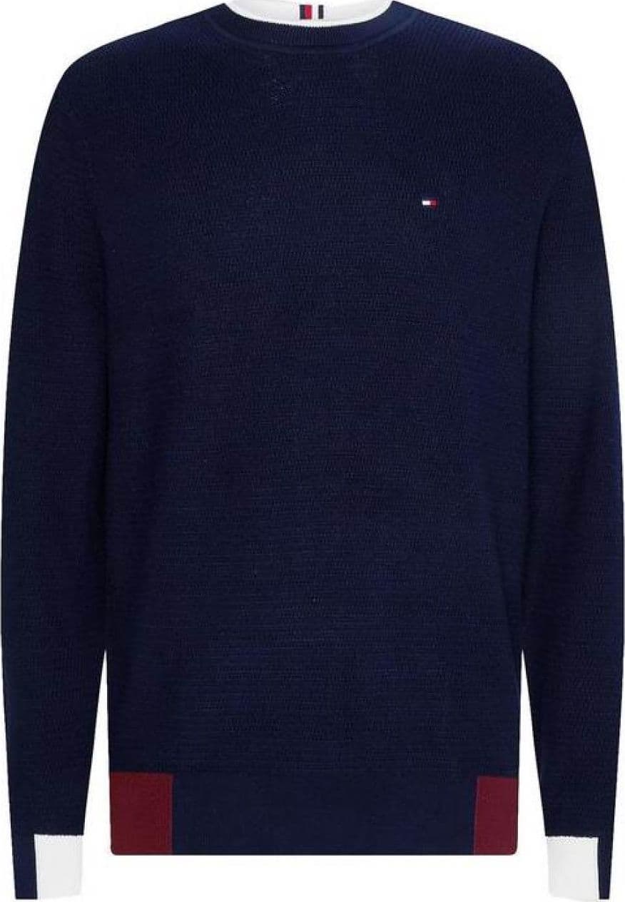 Tommy Hilfiger  - Paricollo Con Polsi In Contrasto MW0MW27769 DW5 BLU – BLUE