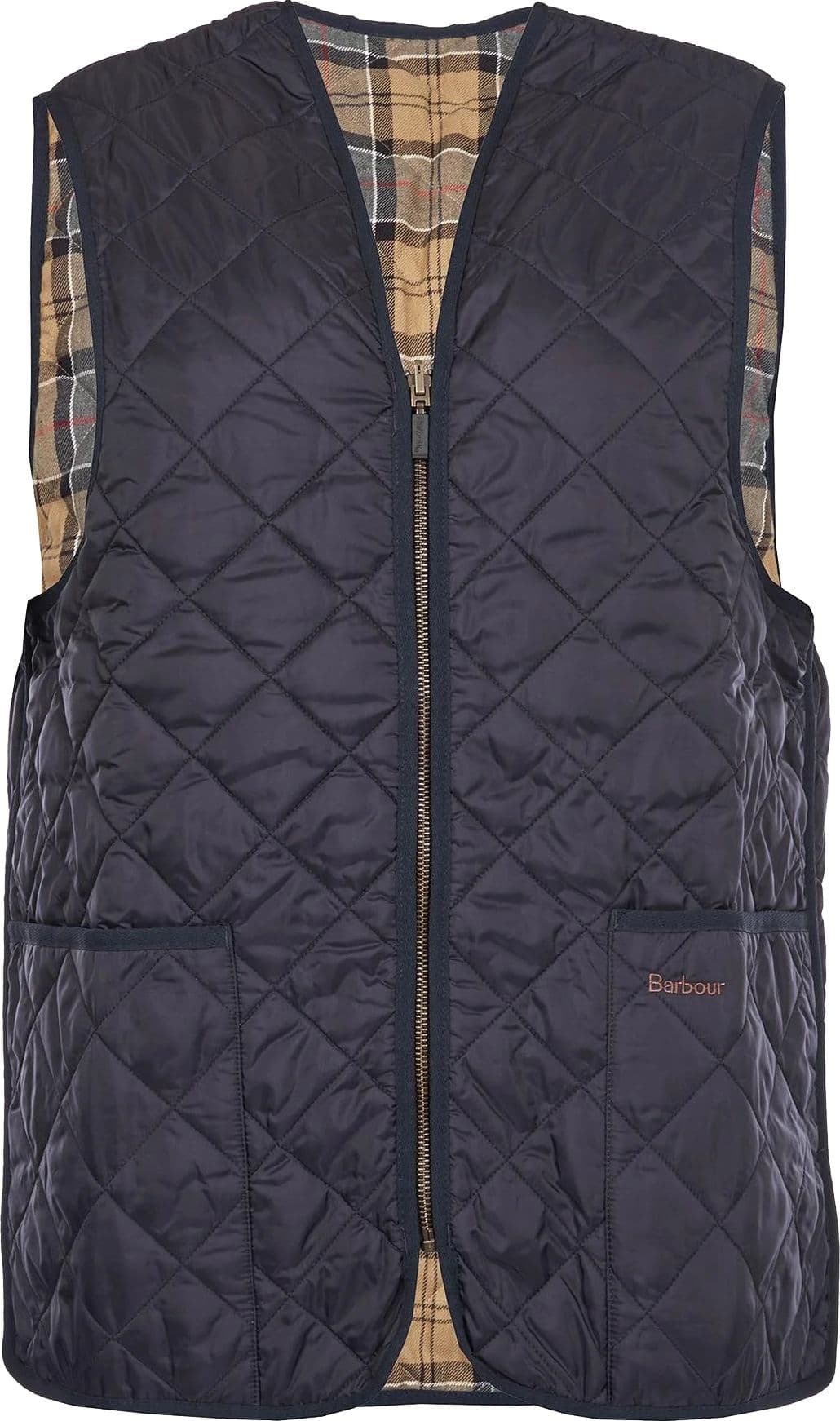 BARBOUR Barbour - Trapunta Interna Blu/tartan MLI0001 LINER NY91 B – BLACK
