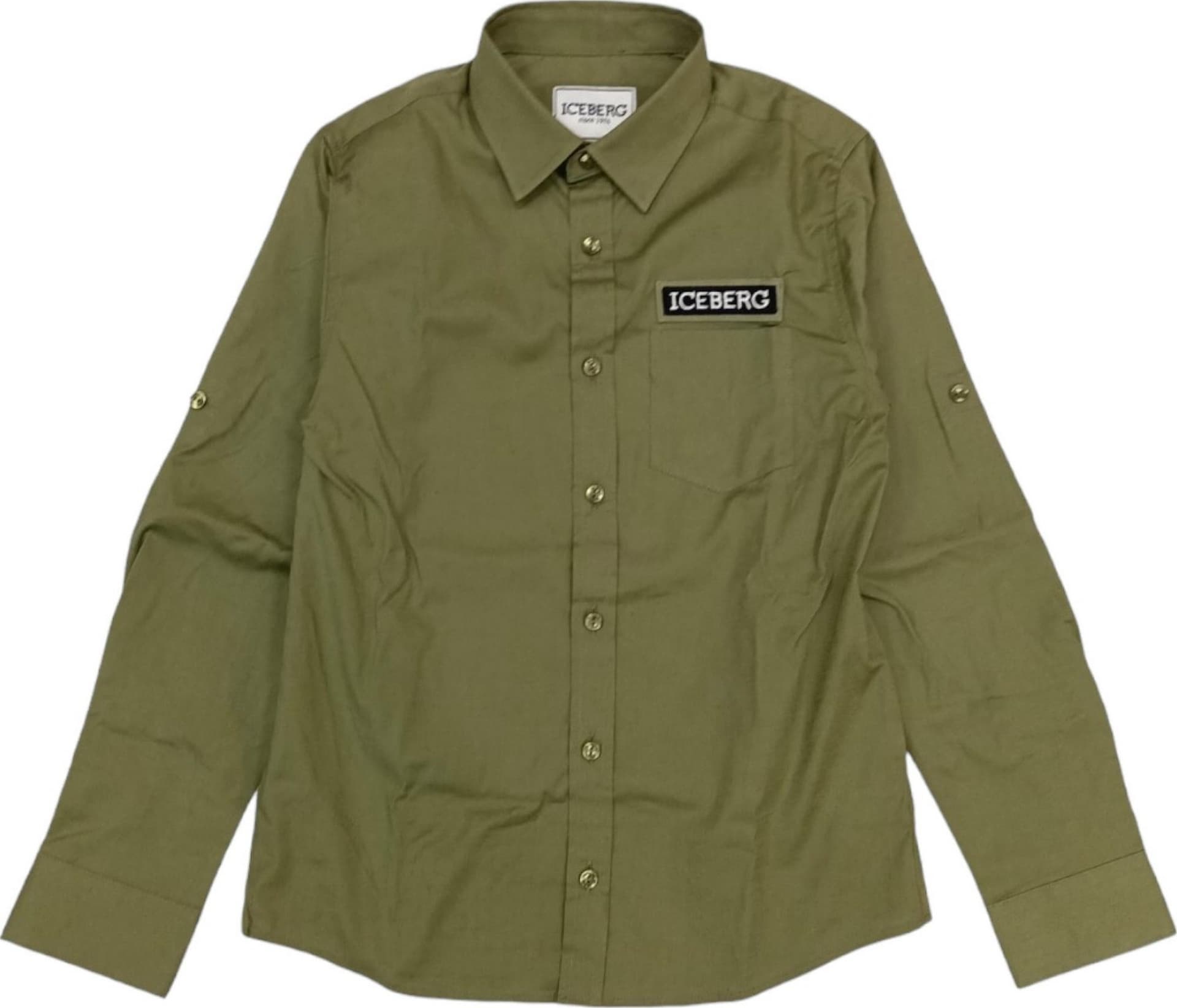 ICEBERG Iceberg - Camicia Verde Militare CMICE4106J - 4
