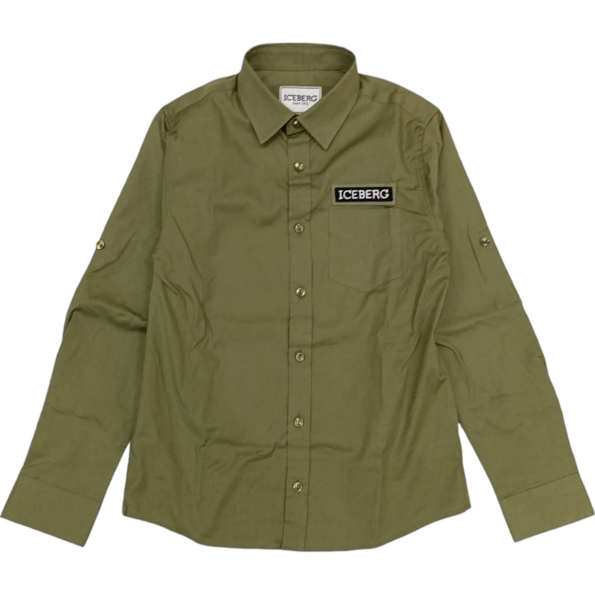 ICEBERG Iceberg - Camicia Verde Militare CMICE4106J - 4