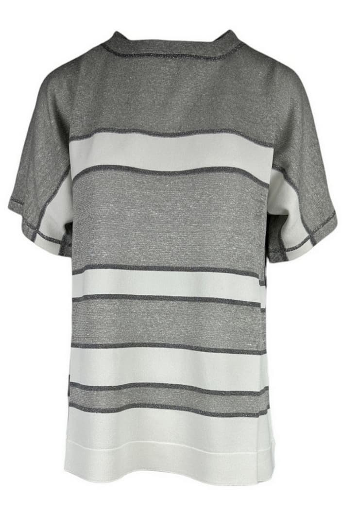 D.EXTERIOR  Maglie Grigio/bianco - 4