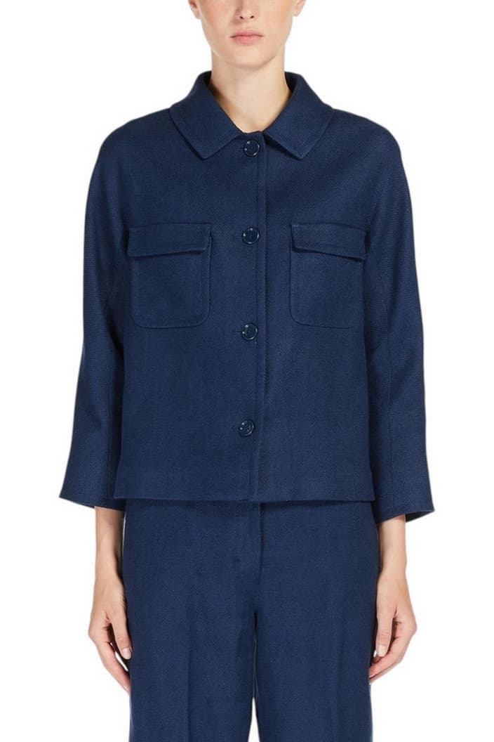 S Max Mara  Giacche Blu jeans - 4