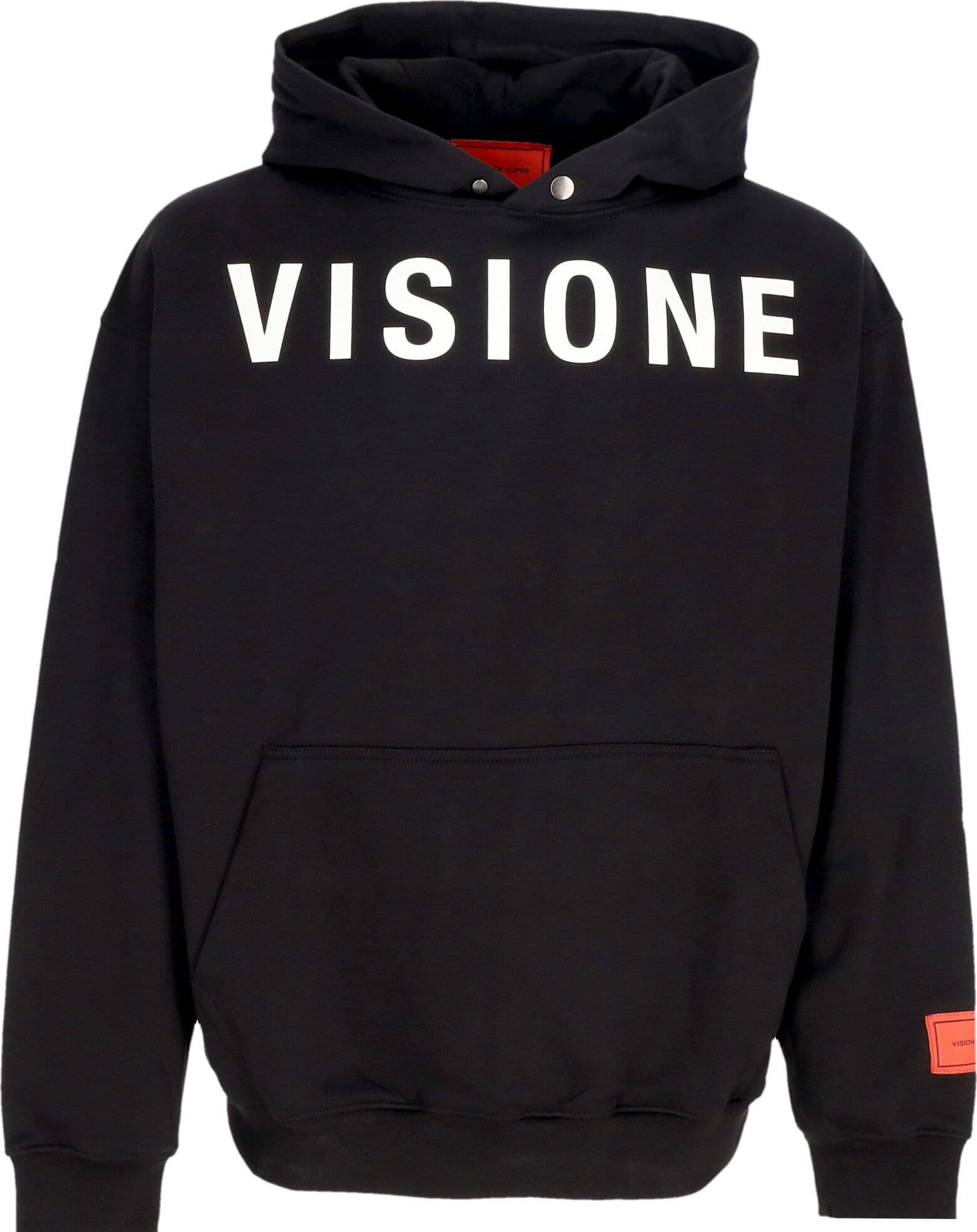 VISION OF SUPER Felpa Leggera Cappuccio Uomo Mermaid Hoodie Black - 3