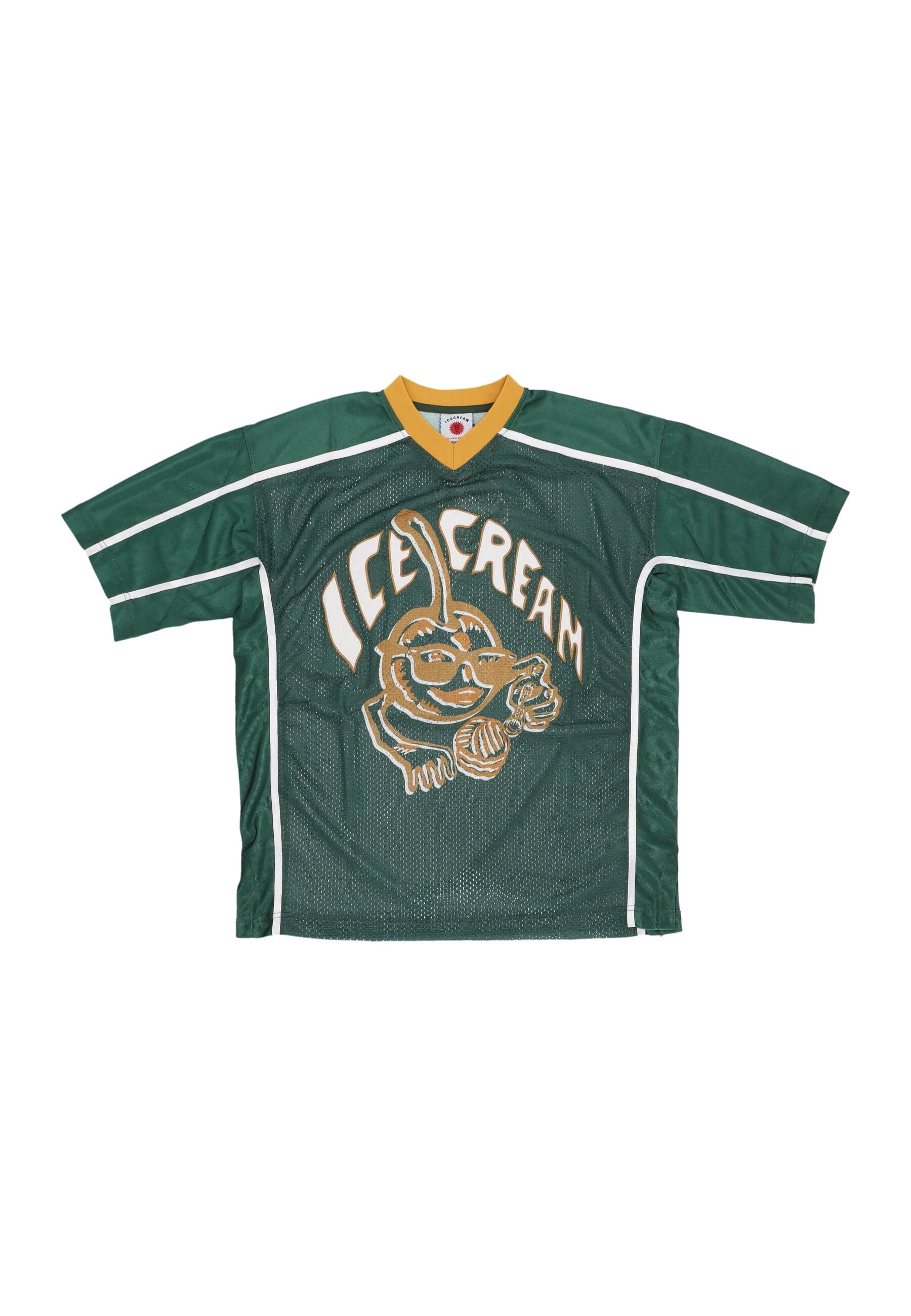 ICE CREAM Casacca Uomo Cherry Applique Football Top Green - 3