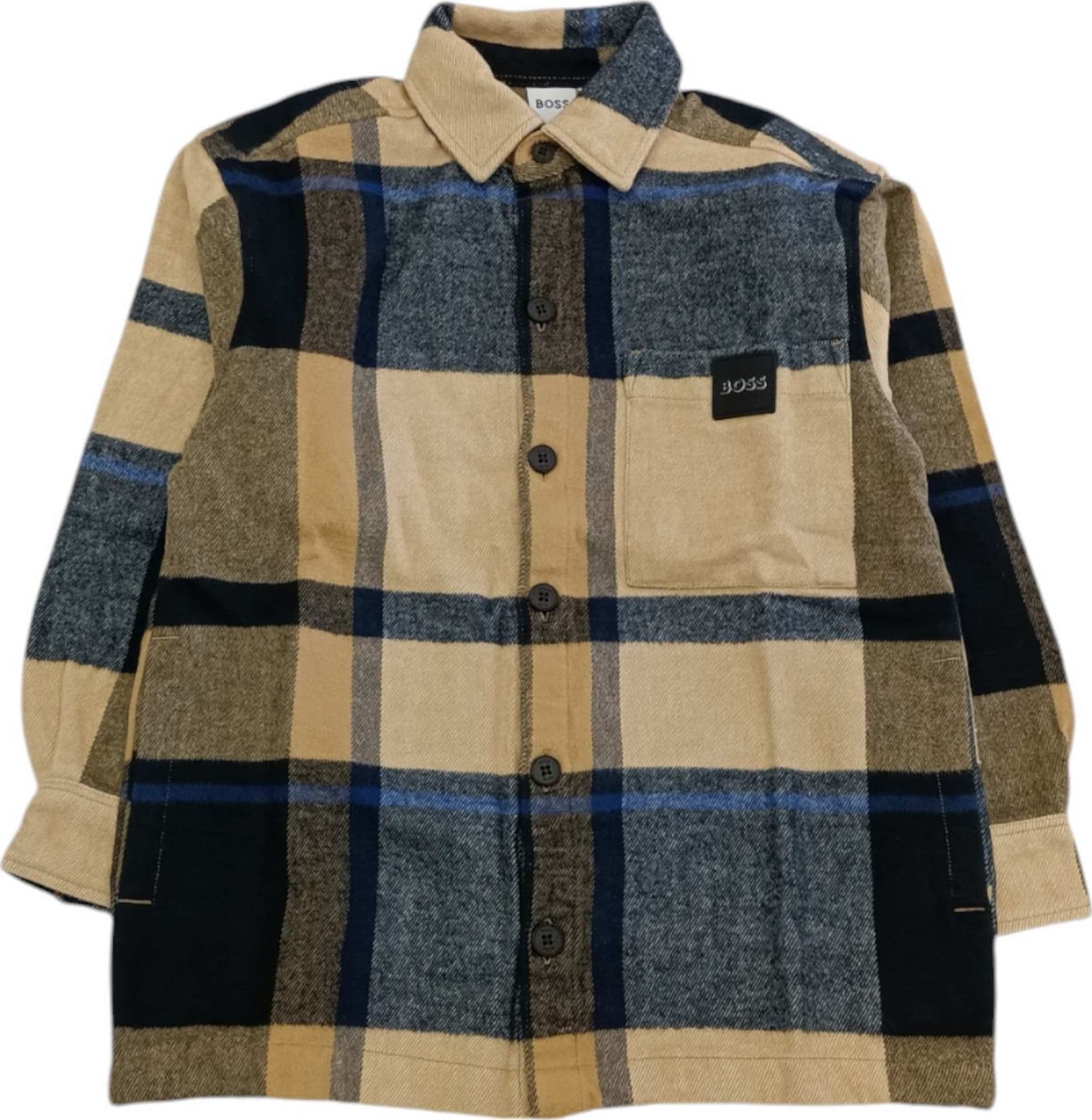 BOSS Boss - Camicia 269 Quadri Biscotto J51129 - 4
