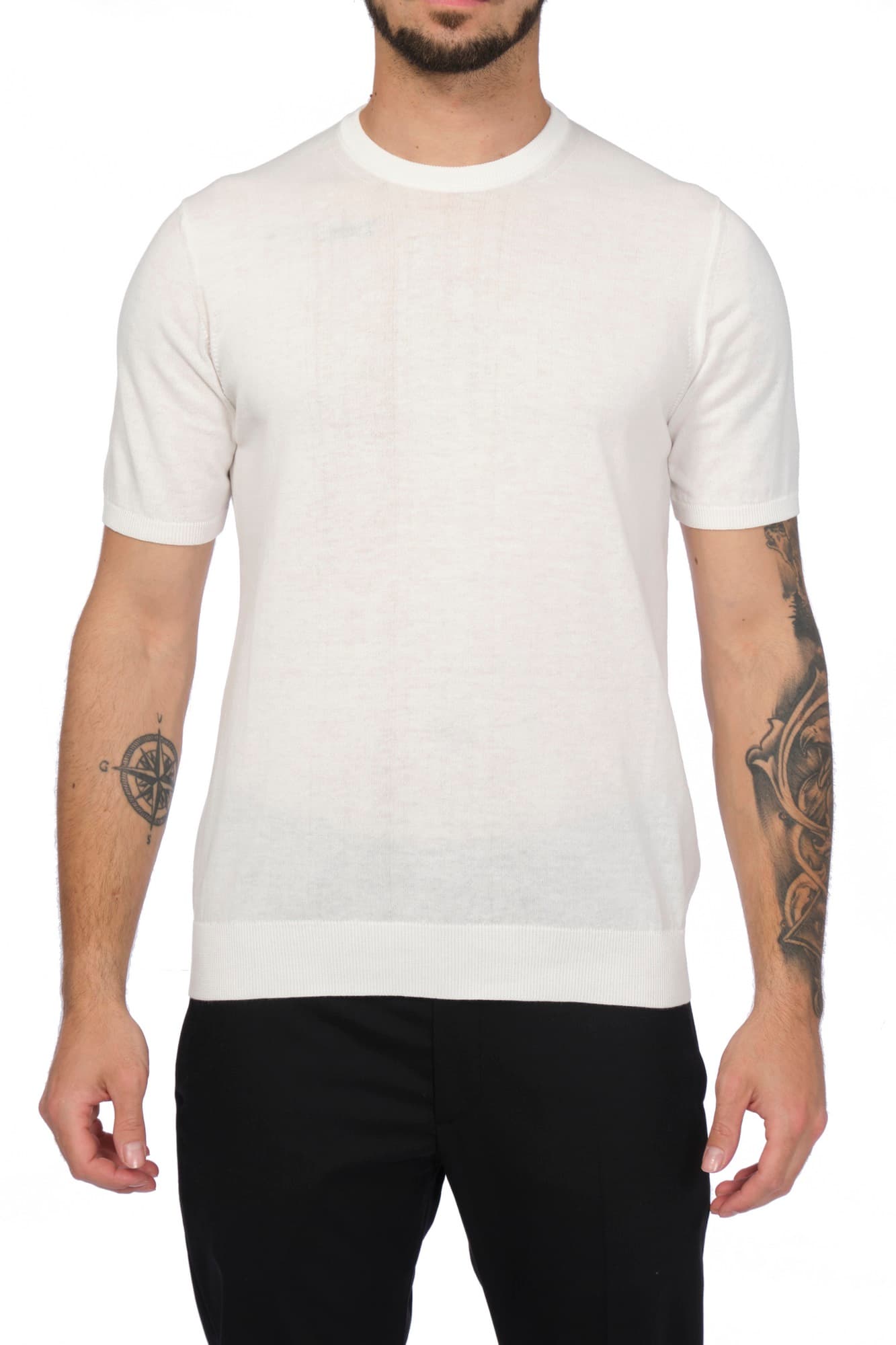 ALPHA STUDIO Alpha Studio - In Cotone Crepe M/m AU-102OC 1020 LATTE - 4