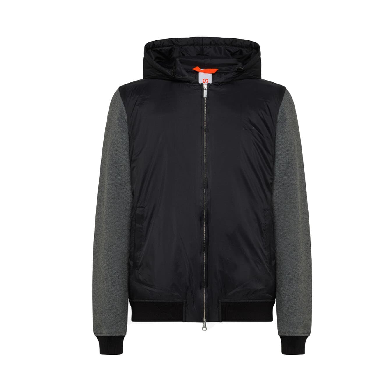 SUN68 Sun68 - Hood Zip 34 Grigio Medio K42151 - 2