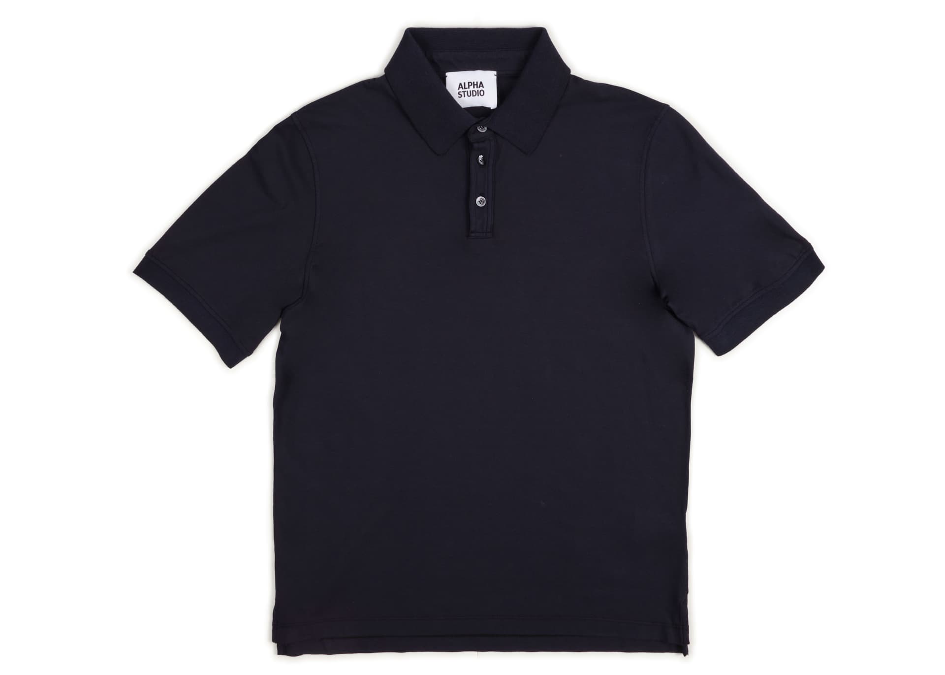 ALPHA STUDIO Alpha Studio - Polo M/m Tessuto Ice Cotton AU-5335B 1217 BLU - 2