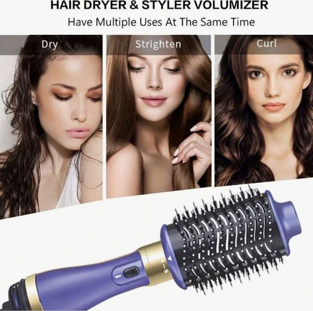 ASCIUGACAPELLI STYLER VOLUMIZZANTE 2 IN 1 PROFESSIONALE SPAZZOLA ELETTRICA AD ARIA CALDA - 4