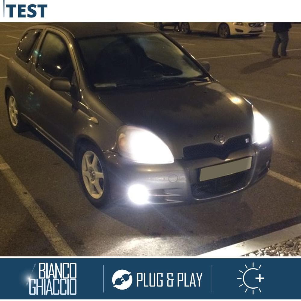 TOYOTA YARIS MK2 CONVERSIONE LED KIT LED H4 + LED POSIZIONE T10 6000K BIANCO FREDDO - 6