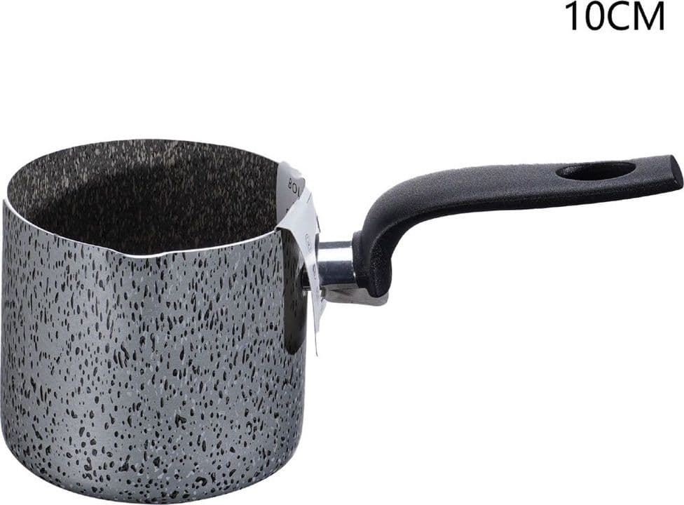 PENTOLINO BOLLILATTE 10 CM ANTIADERENTE CON MANICO ACCESSORI PER CUCINA 0255583M - 2