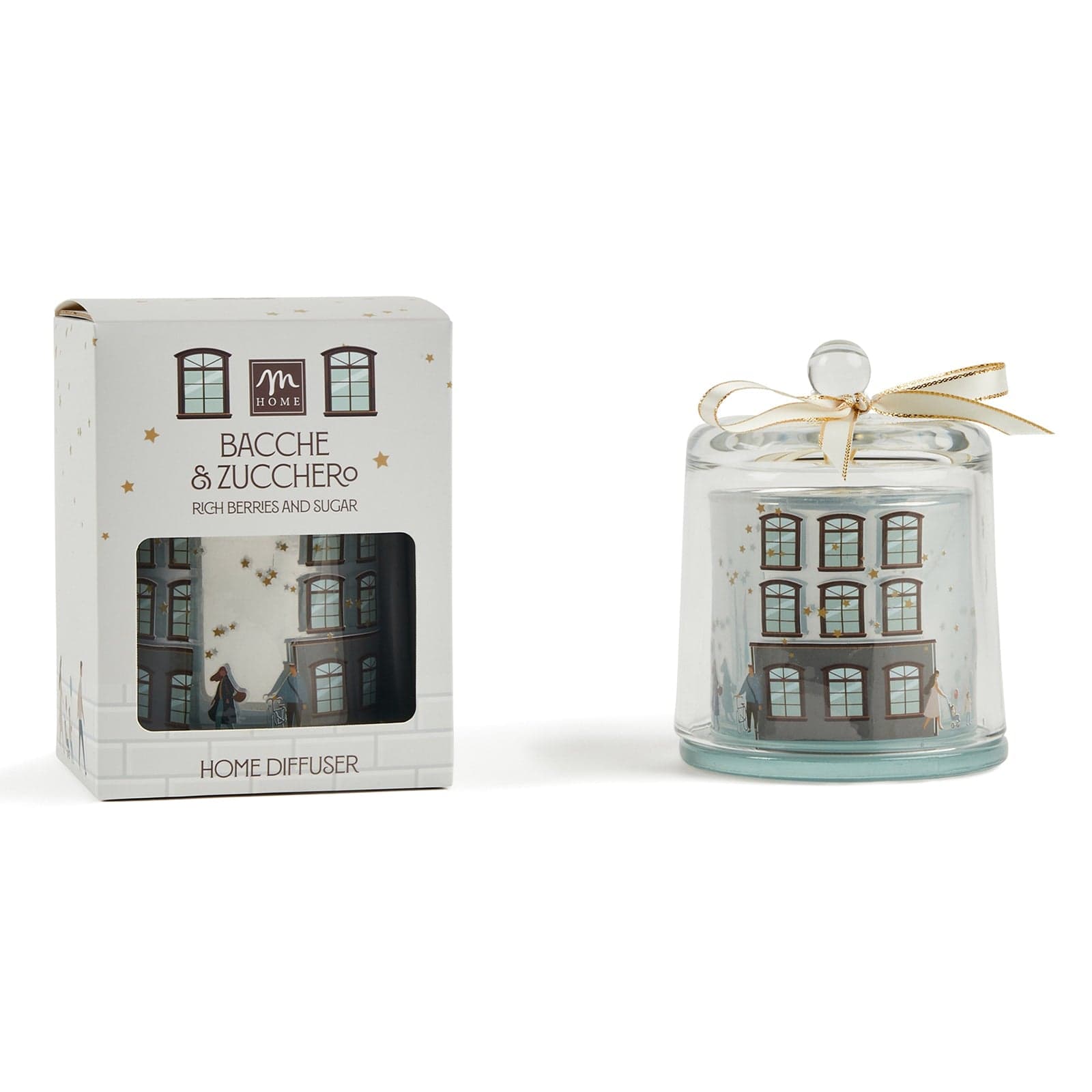 Candela campana confezione in vetro decorazioni e profumazione per ambienti in Diffusori di oli essenziali Decor Space - Altamura, commercioVirtuoso.it