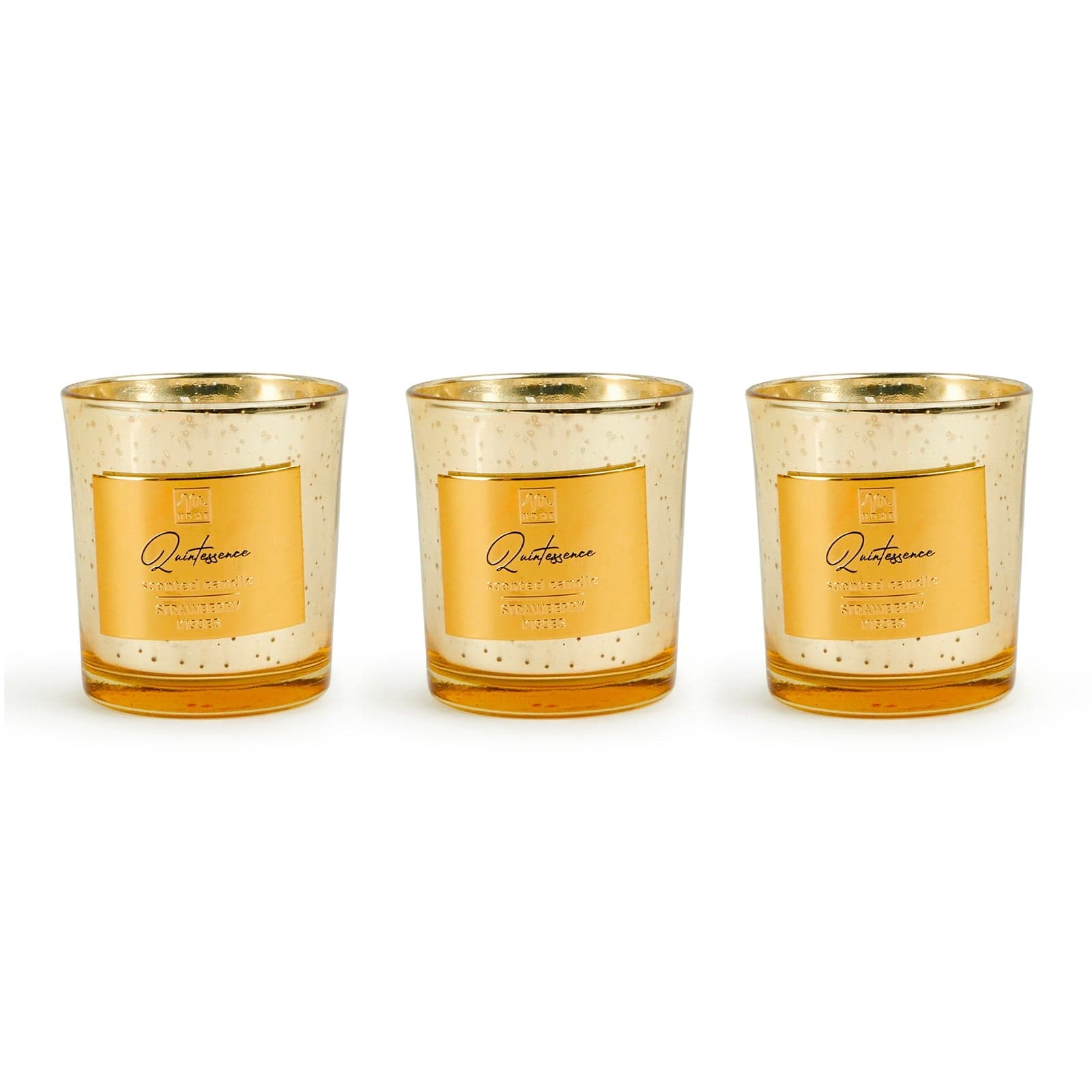 Candela confezione in vetro decorazioni e profumazione per ambienti set da 3 in Diffusori di oli essenziali Decor Space - Altamura, commercioVirtuoso.it