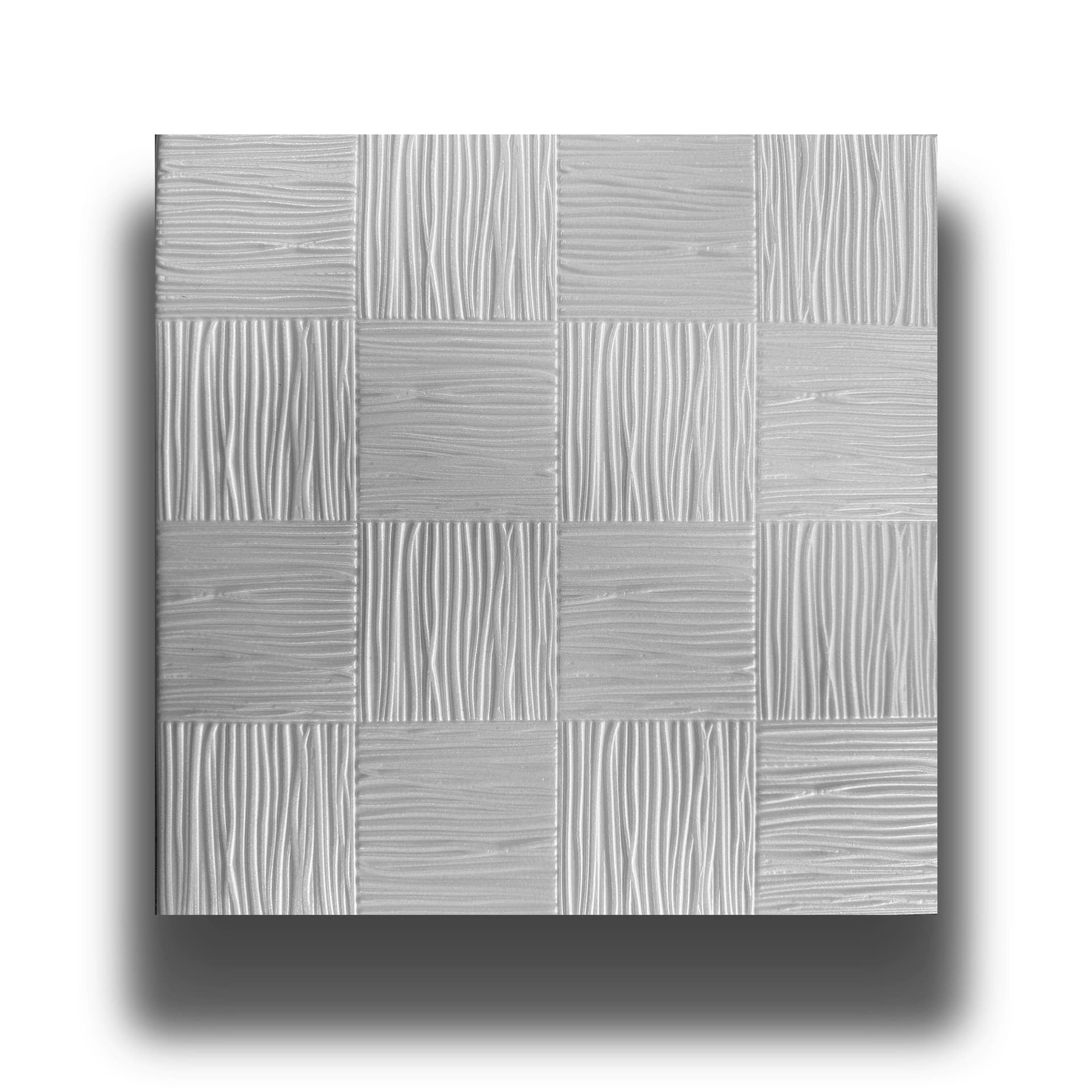 10 o 20mq (40 oppure 80 pezzi) di pannello decorativo 3D a soffitto in EPS isolante 50x50cm TERRA - 5