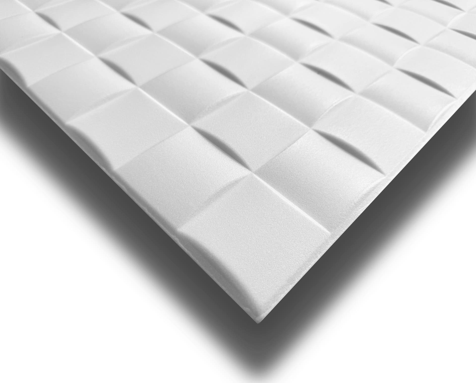 10 o 20mq (40 oppure 80 pezzi) di pannello decorativo 3D a soffitto in EPS isolante 50x50cm PLUTON - 3