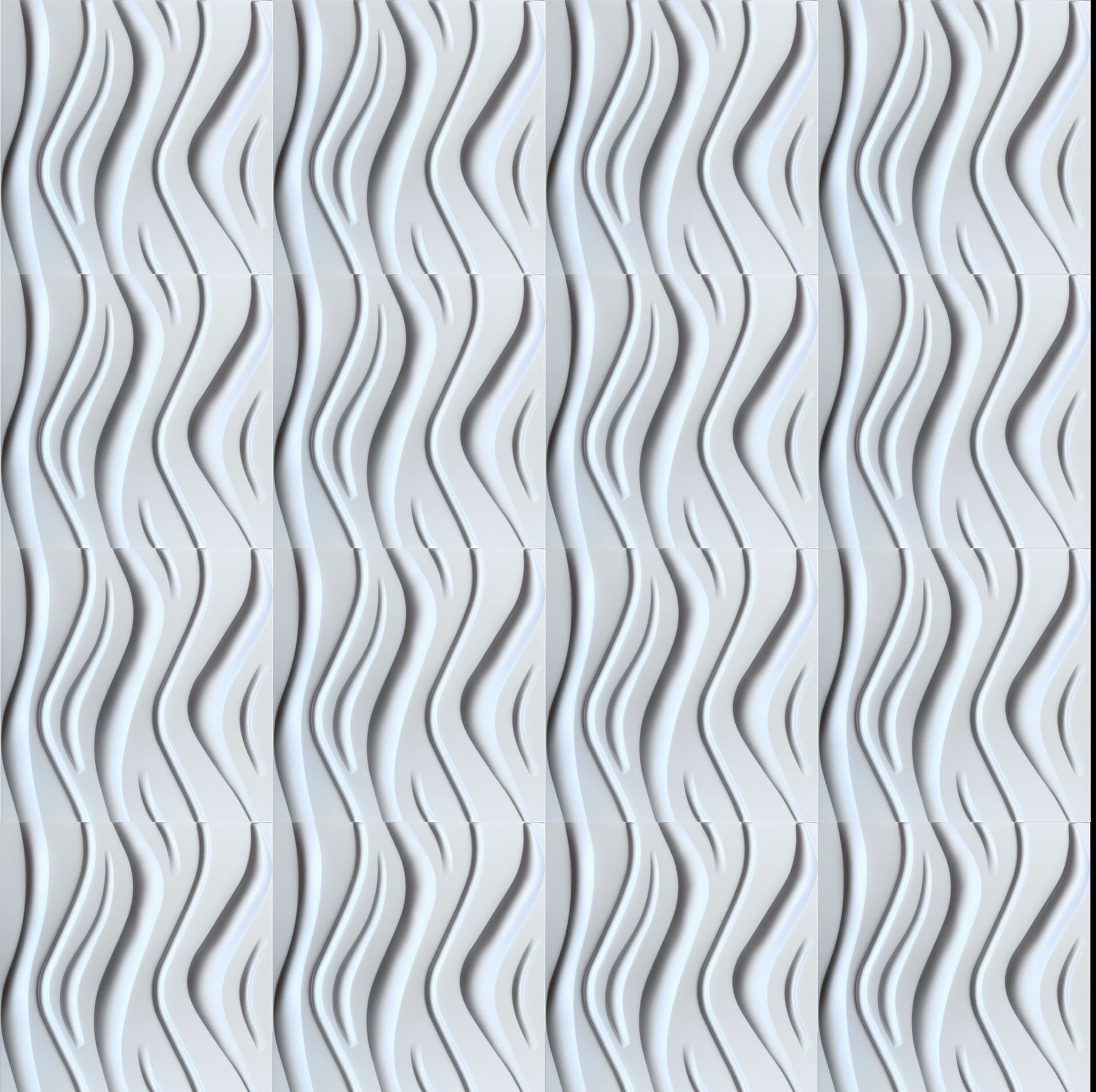 10 o 20mq (40 oppure 80 pezzi) di pannello decorativo 3D a soffitto in EPS isolante 50x50cm WELLA - Eternal Parquet