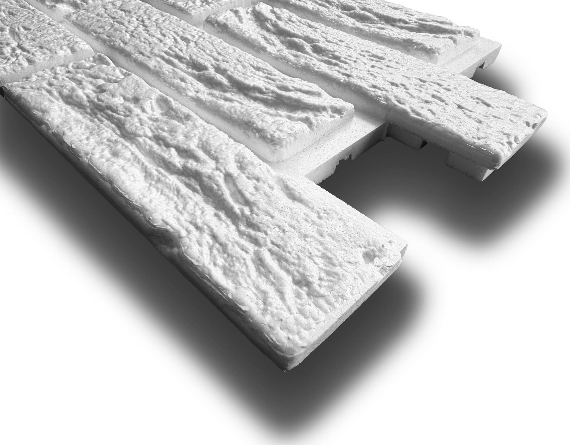 10 o 20mq (76 oppure 152 pezzi) di pannello cappotto isolante mattoncini in polistirene 50x27x2cm verniciabili - Eternal Parquet
