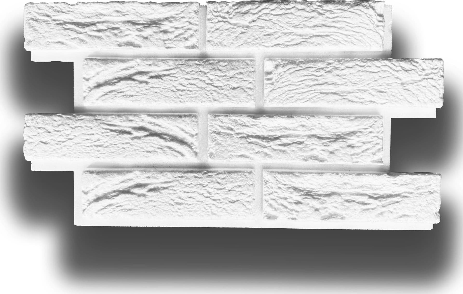 10 o 20mq (76 oppure 152 pezzi) di pannello cappotto isolante mattoncini in polistirene 50x27x2cm verniciabili - Eternal Parquet