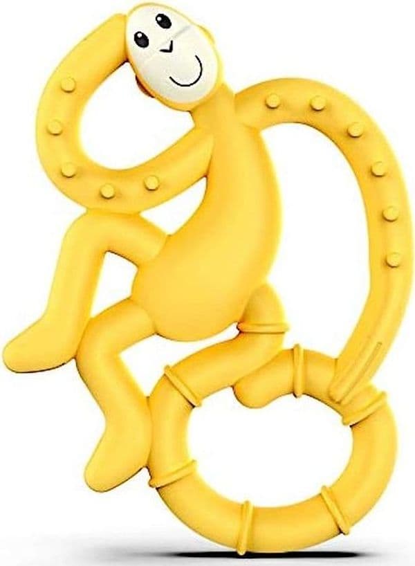 Gioco per dentizione mini scimmietta Matchstick Monkey – Giallo