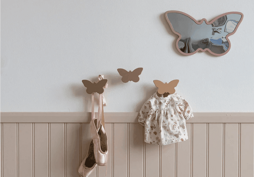 Ganci In Legno 3 Pezzi CamCam Copenhagen – Rosa – Cam Cam Copenhagen