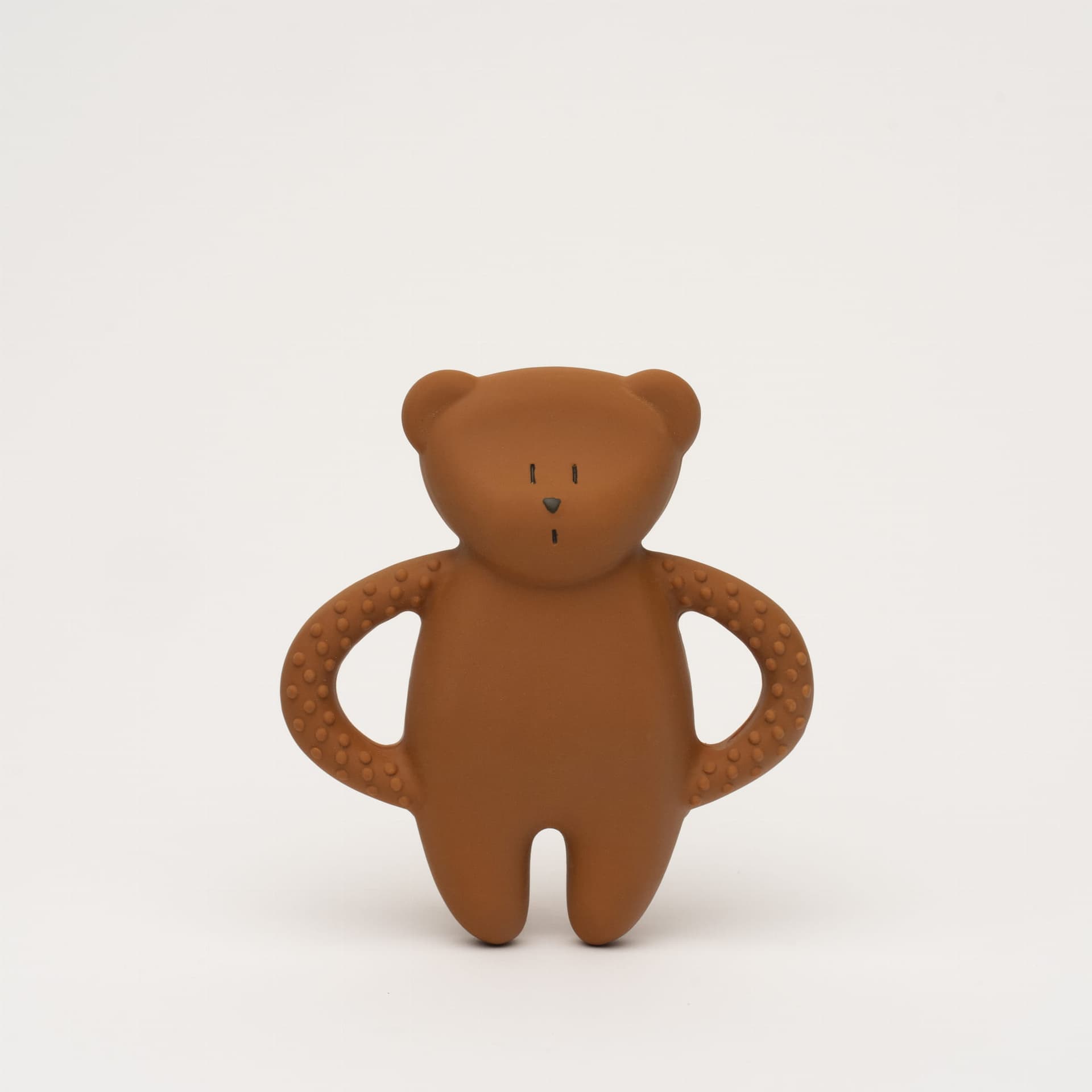 Dentarello in gomma naturale Moonie – Caramello