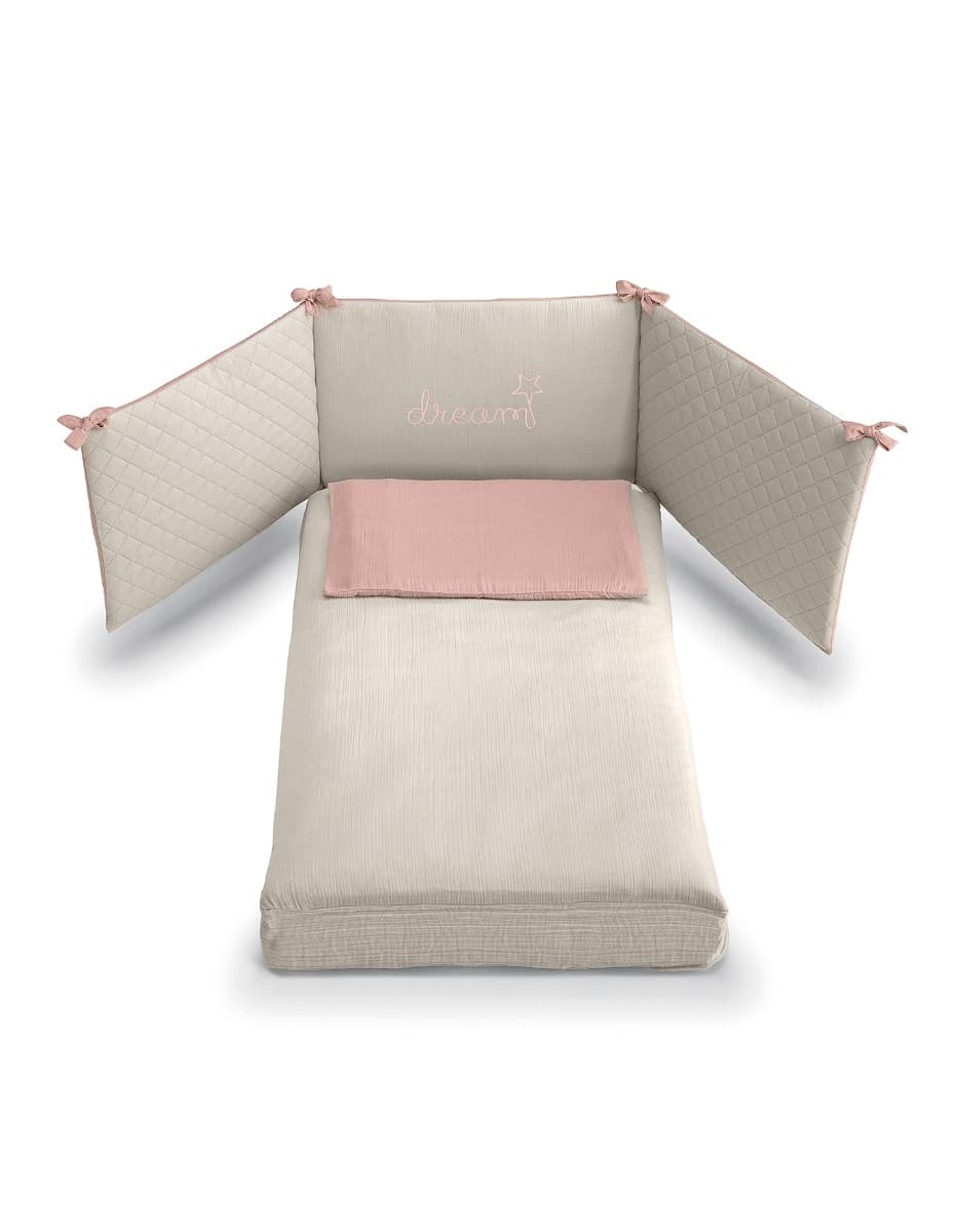 Corredo Tessile 3PZ Cuoricini Oslo – Rosa