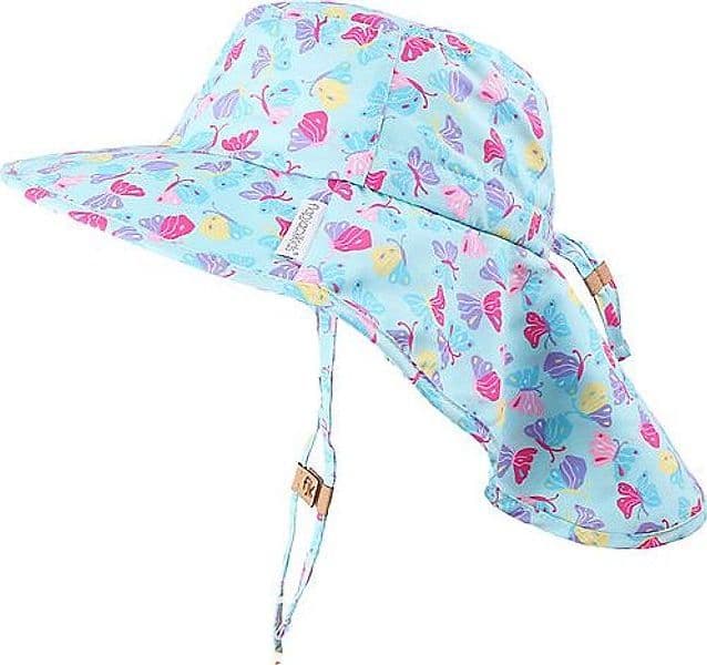 Cappello Estivo con Paracollo - Anti-UV SPF50+ - Farfalla FlapJackKids