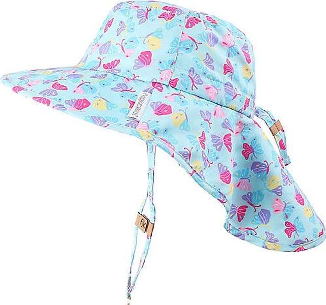 Cappello Estivo con Paracollo - Anti-UV SPF50+ - Farfalla FlapJackKids